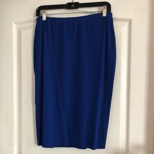 Vince Camuto Midi Tube Skirt Casbah Blue